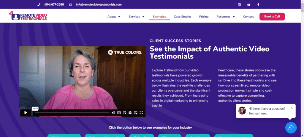 Video Testimonials